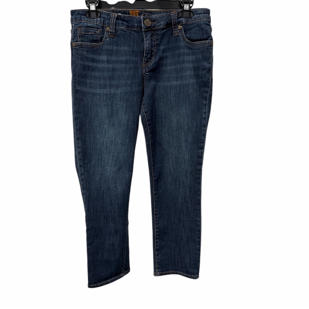Kut From The Kloth Bardot Skinny Boyfriend Jeans Cropped Stretch Denim Size 6 - Picture 9 of 10